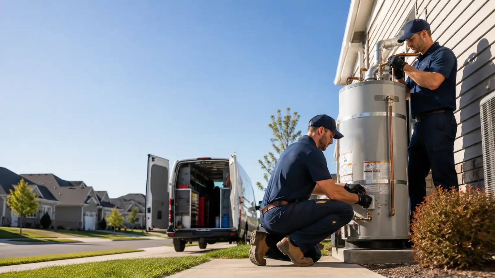 Water Heater Installation in Larwill, IN